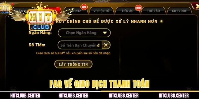 FAQ về giao dịch thanh toán