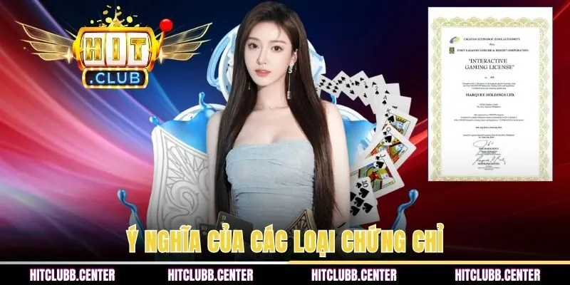 Ý nghĩa của các loại chứng chỉ